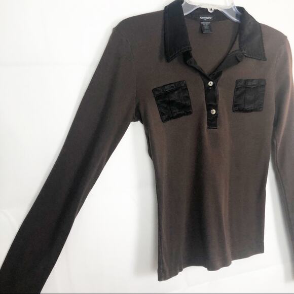 Vintage Eyeshadow Top Juniors Medium Cotton Y2K Retro Preppy Mean Girls Regina - Picture 5 of 10